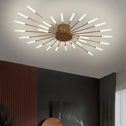 Firework-Inspired LED Ceiling Light – Modern Sparkling Fixture for Bedrooms & Living Rooms