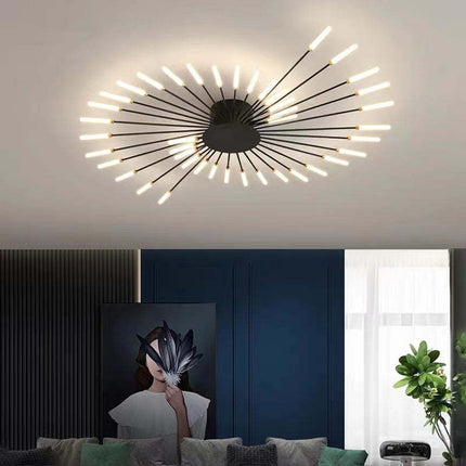 Firework-Inspired LED Ceiling Light – Modern Sparkling Fixture for Bedrooms & Living Rooms