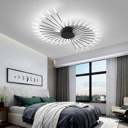 Firework-Inspired LED Ceiling Light – Modern Sparkling Fixture for Bedrooms & Living Rooms