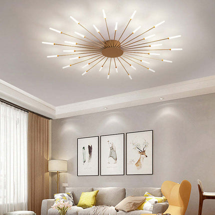 Firework-Inspired LED Ceiling Light – Modern Sparkling Fixture for Bedrooms & Living Rooms