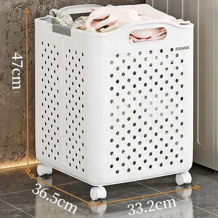 Collapsible Laundry Hamper with Wheels – 30L, 45L, 54L | Portable & Foldable Design