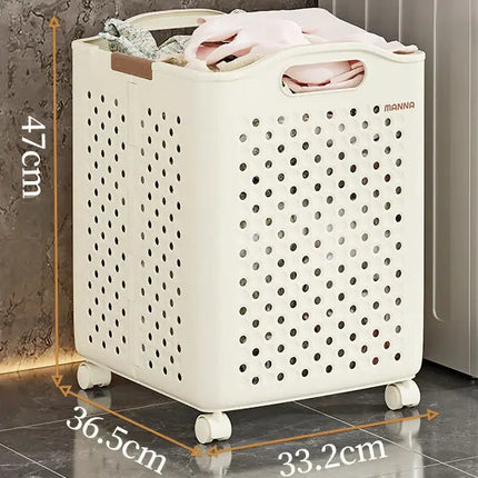 Collapsible Laundry Hamper with Wheels – 30L, 45L, 54L | Portable & Foldable Design