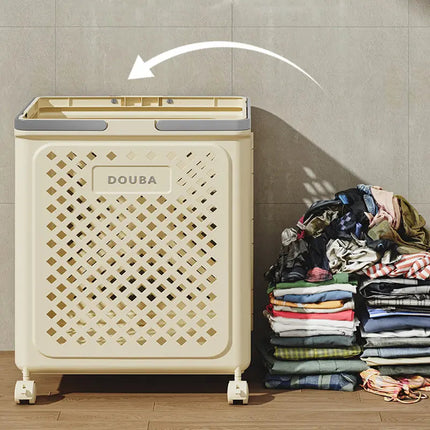 Collapsible Laundry Hamper with Wheels – 30L, 45L, 54L | Portable & Foldable Design