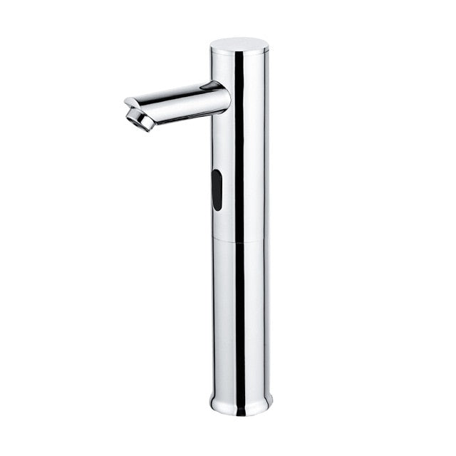 Automatic Touchless Infrared Sensor Faucet for Kitchen & Bathroom – Modern Chrome Hands-Free Sink Tap
