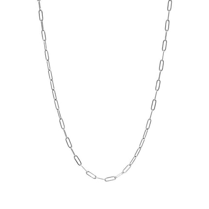 Gold Twisted Rope Chain Necklace – Durable Stainless Steel, Unisex Design, 18"