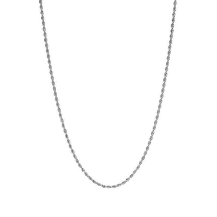 Gold Rope Chain Necklace – Timeless Twisted Stainless Steel Jewelry for Men & Women