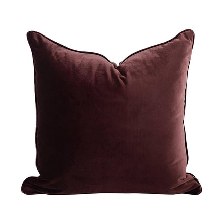 Luxury Velvet Cushion Cover – Soft Flannel Decorative Throw Pillow for Sofa, Bed, or Chair – Available in Multiple Colors
