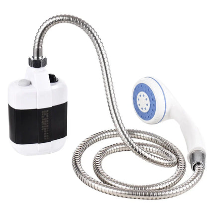 Portable Outdoor Camping Shower with USB Rechargeable Pump – Lightweight Travel Shower for Camping, Beach & Car Washing