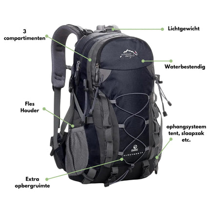 60L Waterproof Hiking & Trekking Backpack – Lightweight, Durable Rucksack for Camping & Adventure