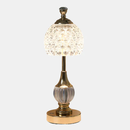 Elegant Crystal Acrylic Table Lamp 3D Glow – Soft Warm Ambient Light for Modern Home Décor