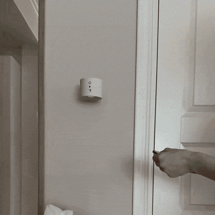 Magnetic Wireless LED Wall Lamp with Motion Sensor – USB Rechargeable, Black Design, 3 Lighting Modes