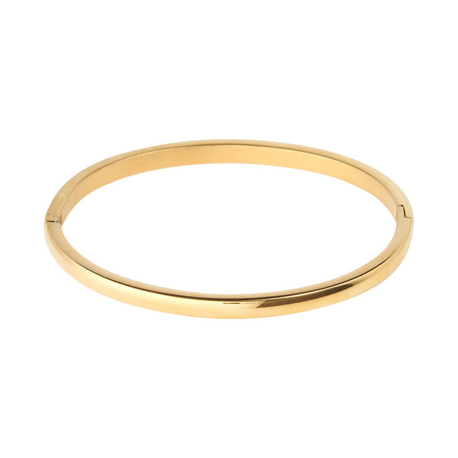 Minimalist Gold Bangle Bracelet  Dainty Women’s Gold Bracelet Everyday Jewelry