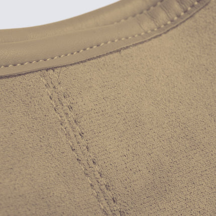 Black Suede Shoulder Bag – Minimalist & Spacious Design