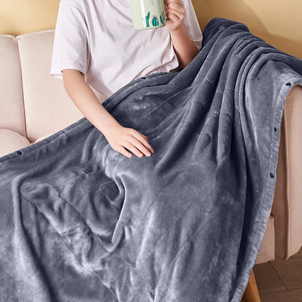 Portable USB Heated Electric Throw Blanket 59.1″ x 31.5″ – Plush, 3-Level Adjustable Warmth for Home, Office & Travel