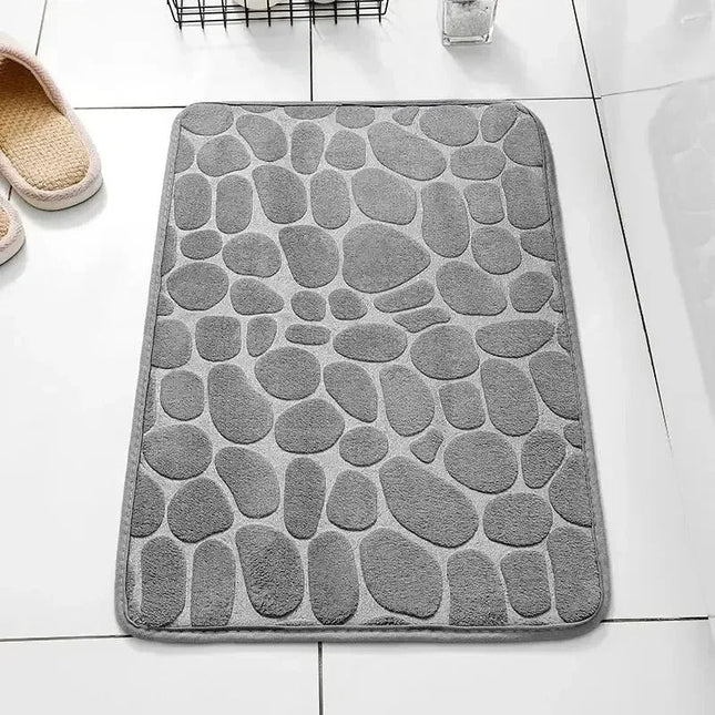 CozyStone Memory Foam Rug Mat 24" x 35" – Soft Non-Slip Floor Mat for Bathroom, Kitchen, Living Room & Bedroom