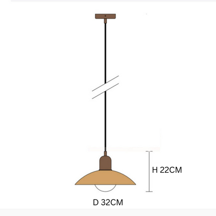 Modern Gradient Pendant Light 9.8" Round – Elegant Ceiling Lamp for Living Room, Dining & Bedroom Décor