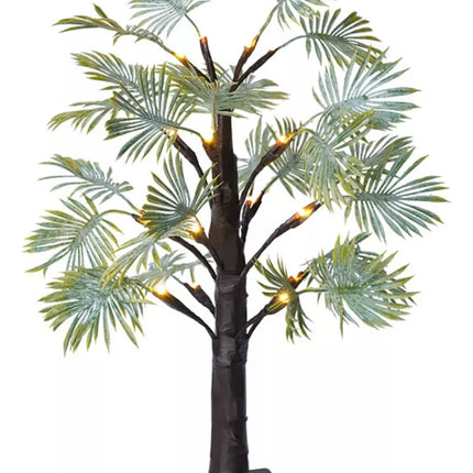 Tropical Palm Leaf LED Light Decor – Warm White Glow Accent Lamp for Home or Bedroom