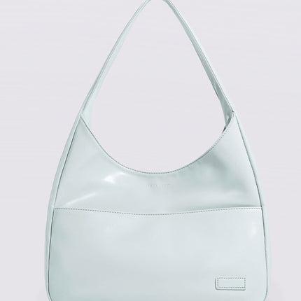 Minimalist Hobo Shoulder Bag – Vegan Leather