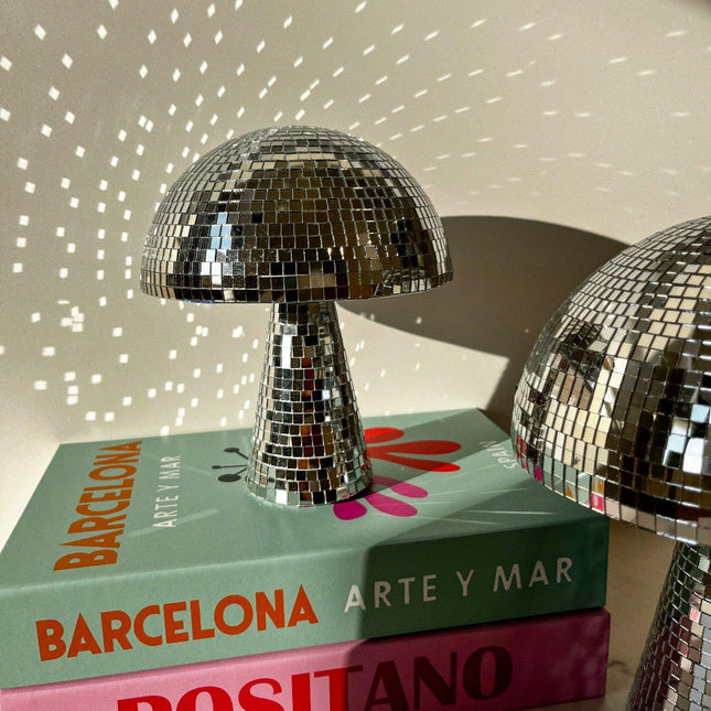 Vintage Disco Ball Table Lamp – Retro Mirror Light for Home Decor, Mood Lighting & Parties