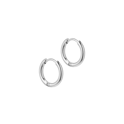 Set of 3 Gold Hoop Earrings – Minimalist Stainless Steel Hoops in Small, Medium & Large Sizes – Hypoallergenic, Lightweight, Nickel-Free, Perfect for Everyday Wear