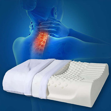 EcoNeck Comfort Orthopedic Neck Pillow – 100% Natural Rubber Support for Better Sleep