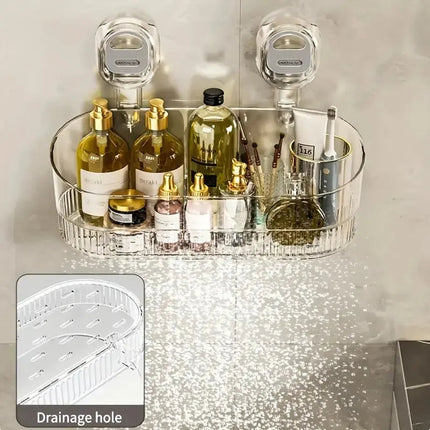 ElaraBox Wall Organizer 11" x 4.7" x 3.9" – Large Capacity Storage for Bathroom, Kitchen & Office