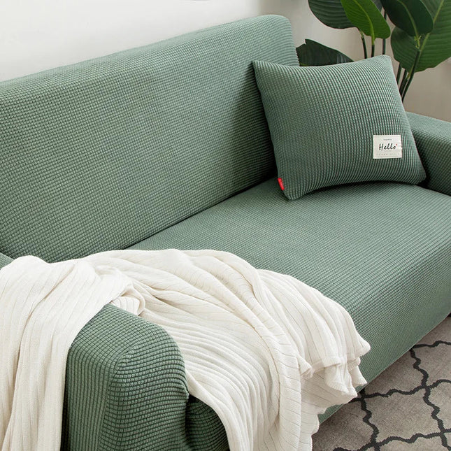 Waterproof Stretch Sofa Slipcover – Machine Washable, Anti-Slip, Pet-Friendly, Fits 1–4 Seat Sofas