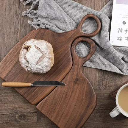 Elegant 2-Pack Black Walnut Cutting Boards – Knife-Friendly, Reversible, Ideal for Chopping & Serving