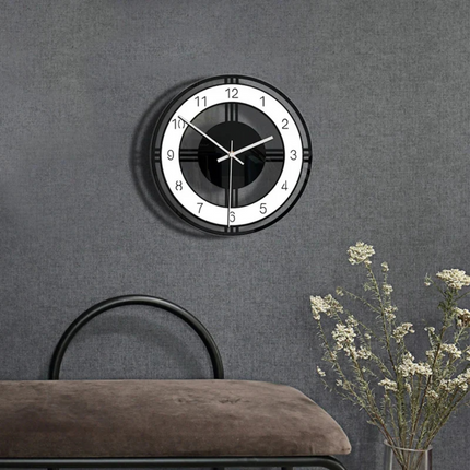 Modern Minimalist Wall Clock 12"–14" – Silent Non-Ticking Quartz Design for Living Room, Bedroom & Office