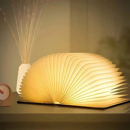 Rechargeable Folding Book Lamp – Magical LED Table Light for Cozy Home Décor