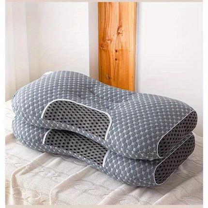 ErgoCush Orthopedic Neck Pillow – Memory Foam Support for Neck Pain Relief, Cooling, Washable Cover