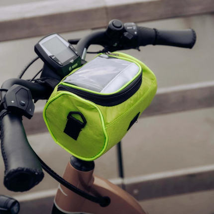 Waterproof Bike Frame Bag with Touchscreen Window – Universal Smartphone Holder for Cycling, MTB & Road Bikes