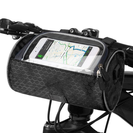 Waterproof Bike Frame Bag with Touchscreen Window – Universal Smartphone Holder for Cycling, MTB & Road Bikes