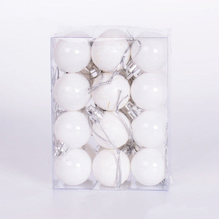 Colorful Hanging Christmas Ornaments 1.6" x 1.6" – Durable Indoor Holiday Decorations Set