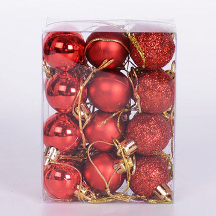 Colorful Hanging Christmas Ornaments 1.6" x 1.6" – Durable Indoor Holiday Decorations Set