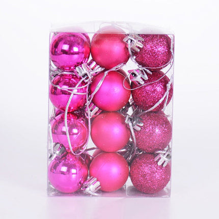 Colorful Hanging Christmas Ornaments 1.6" x 1.6" – Durable Indoor Holiday Decorations Set