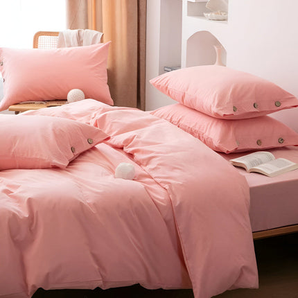 Premium Cotton Bedding Set – Queen Size 59" x 79" with Pillowcases – Soft, Breathable & Stylish