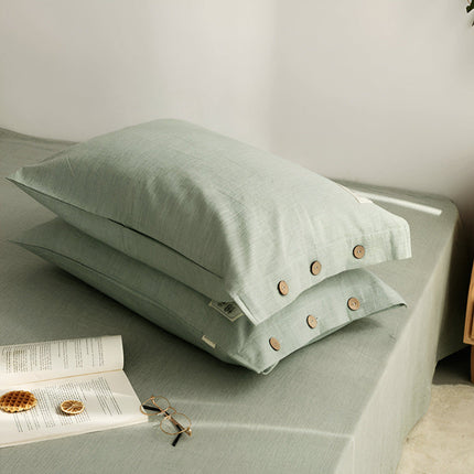 Premium Cotton Bedding Set – Queen Size 59" x 79" with Pillowcases – Soft, Breathable & Stylish