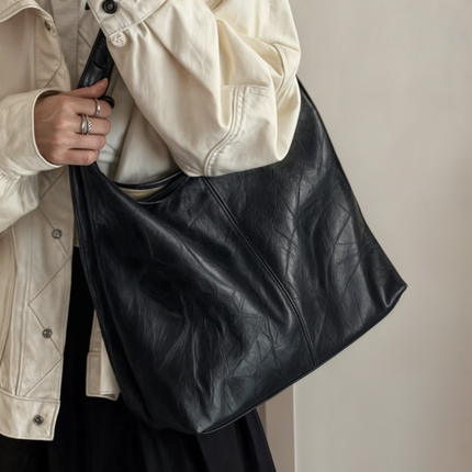 Ella Vegan Leather Tote Bag for Women ‒ Spacious PU Leather Shoulder Tote | Cruelty-Free & Durable