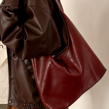 Ella Vegan Leather Tote Bag for Women ‒ Spacious PU Leather Shoulder Tote | Cruelty-Free & Durable