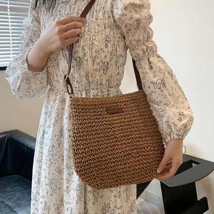 Handwoven Rattan Shoulder Bag – Lightweight, Stylish & Perfect for Summer