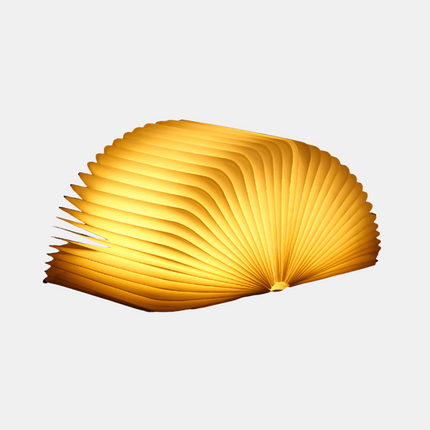 Enchanting Foldable Book Lamp 8.7" x 6.7" x 1" – Rechargeable LED Light for Cozy Home Décor