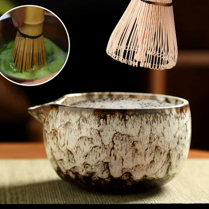 Traditional Japanese Matcha Tea Set – Complete Ceremony Kit with Bamboo Whisk, Bowl, and Accessories