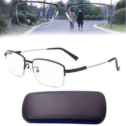 Men’s Multifocal Reading Glasses – Anti-Reflective Lenses with Case – Stylish & Comfortable