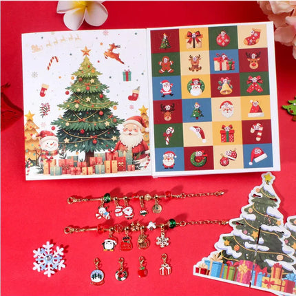 Jewelry Advent Calendar 2025 – 24 Days of Charm Bracelets & LED Surprises | Christmas Gift for Girls & Teens