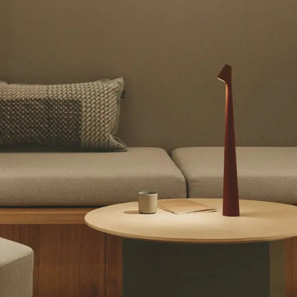 Modern LED Candle-Style Table Lamp – Dimmable & Wireless | Elegant Ambient Lighting