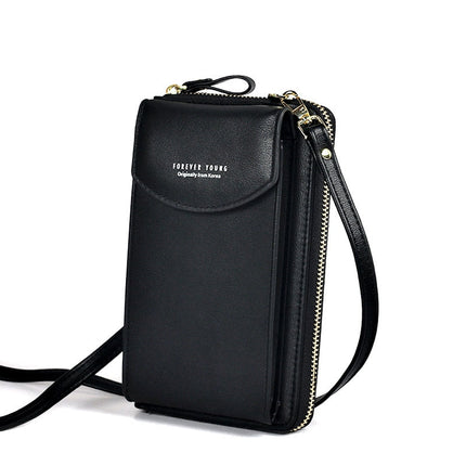 Forever Young Crossbody Phone Bag – Compact Shoulder Bag with Multiple Pockets