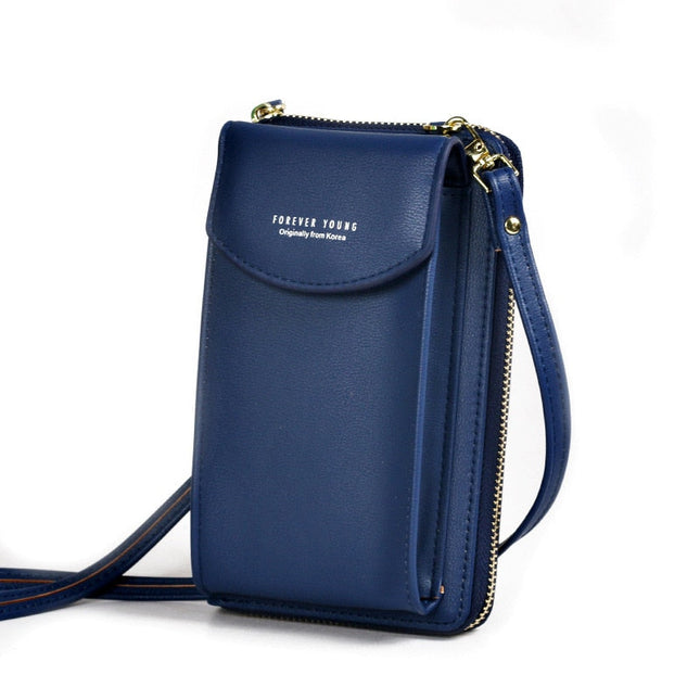 Forever Young Crossbody Phone Bag – Compact Shoulder Bag with Multiple Pockets