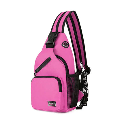 Sporty Crossbody Backpack – Compact, Practical & Comfortable Sling Bag for Daily Use