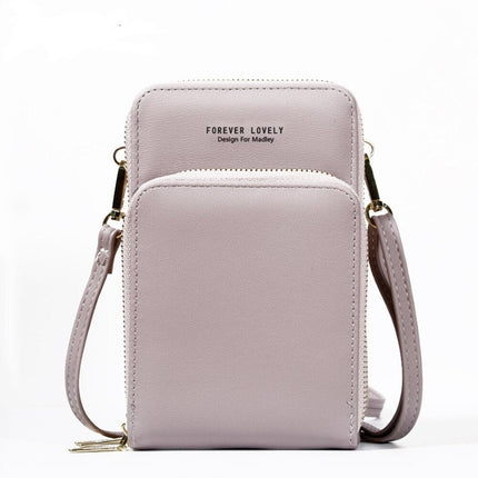 Elegant Compact Phone Crossbody Bag – Lightweight Crossbody Purse with Multiple Pockets